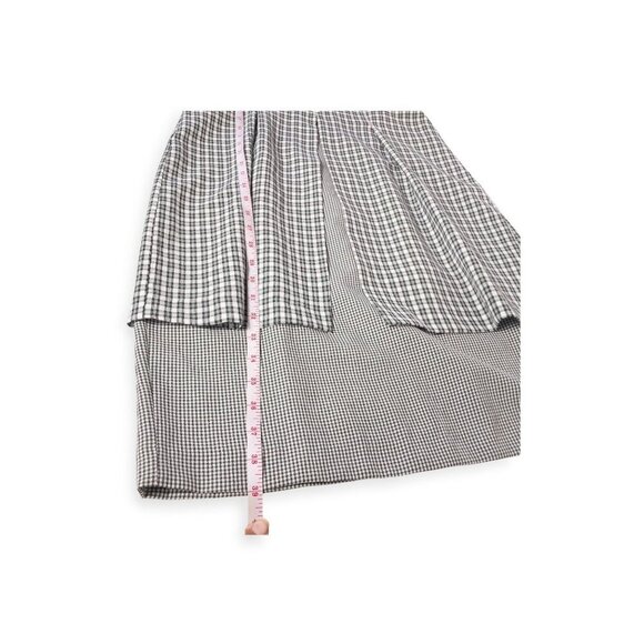 Vintage Green Plaid Short Sleeve Button-Down Midi Dress By Kathie Lee SZ 8 - Picture 6 of 8